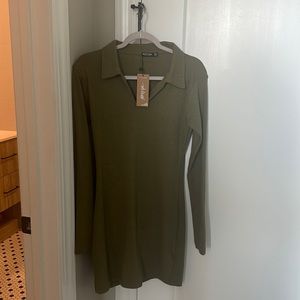 Nasty Gal Bodycon Long Sleeve Mini Dress